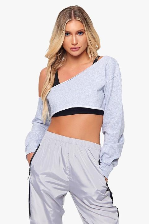 Side To Side Cropped Sweatshirt