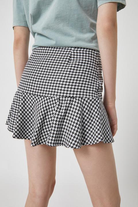 Jupe-culotte Pied-de-poule from Pull and Bear on 21 Buttons