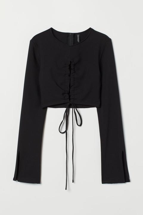 Blusa Cut-out - Negro