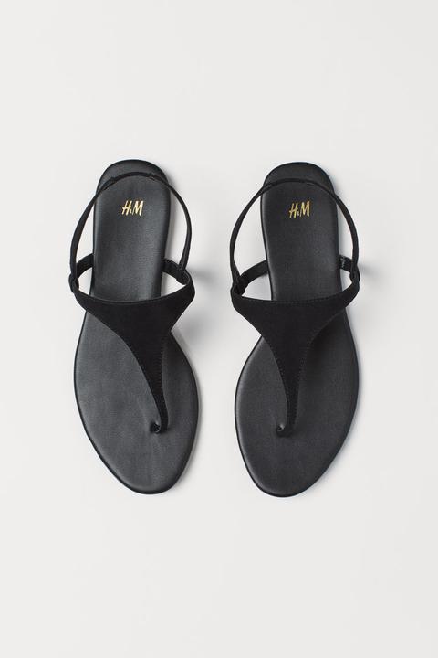 H & M - Sandali - Nero