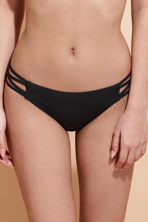 Bikini Slip Inserto Laccetti Tinta Unita