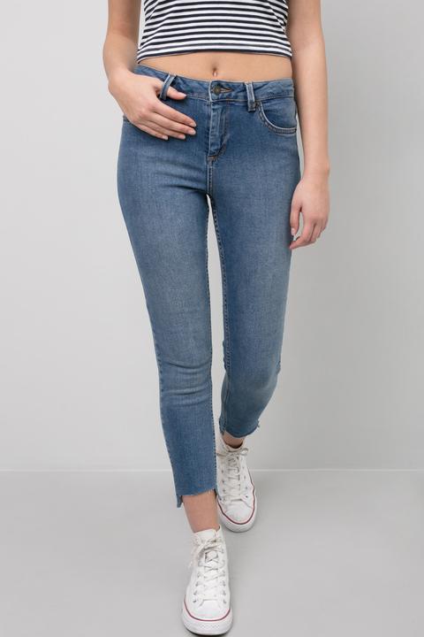 Jeans Skinny Asimétrico