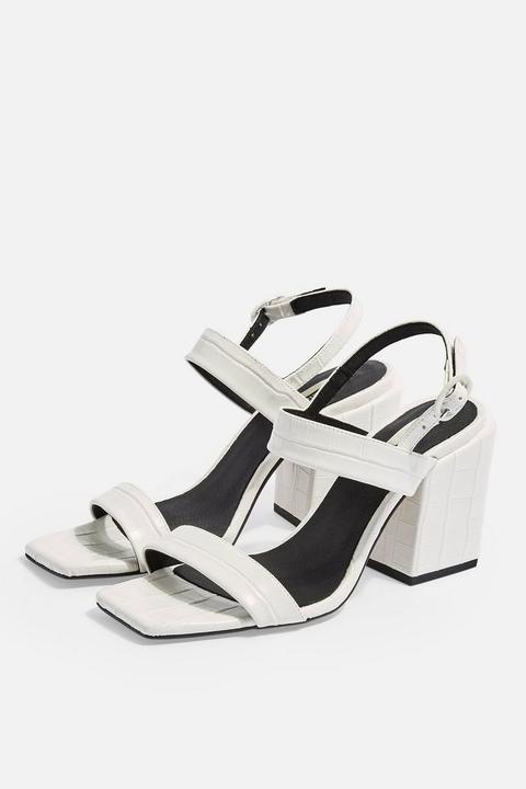 topshop white heels