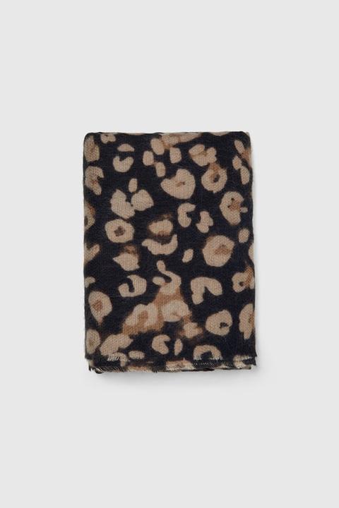 Schal Mit Animalprint