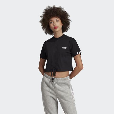 adidas ruched tee