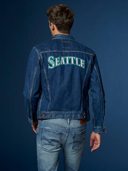 Levi's mlb best sale denim trucker jacket