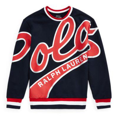 ralph lauren double knit graphic sweatshirt