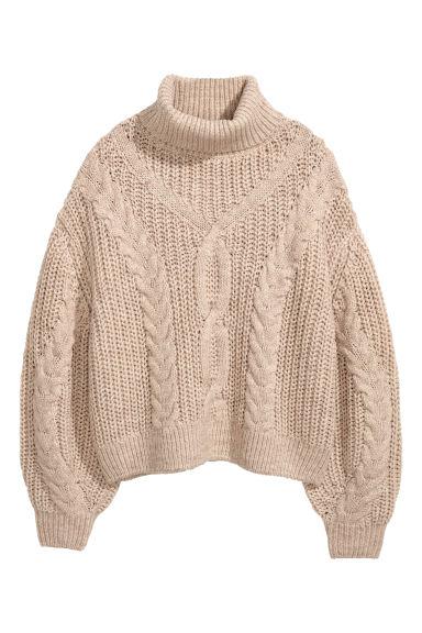 Knitted Wool-blend Jumper