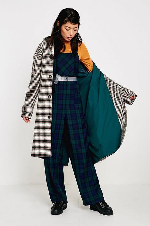 Urban Renewal Remnants Tartan Plaid Dungarees