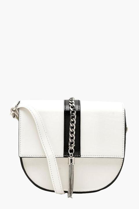 Chunky Chain Tassel Detail Cross Body