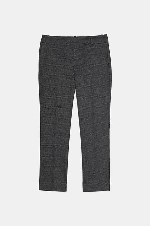 Pantalón Chino Fit Cuadros