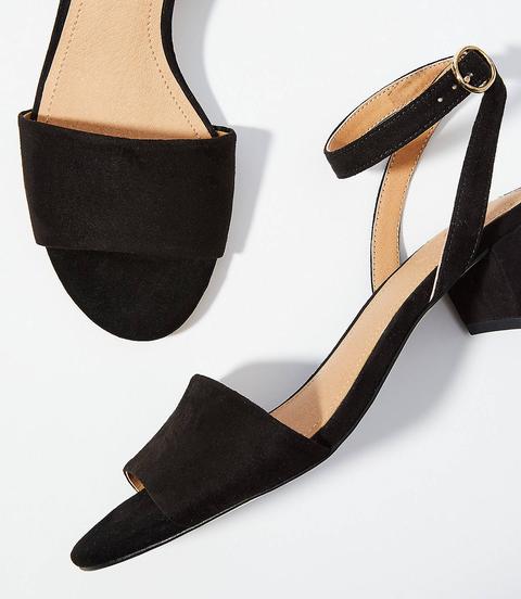 Ankle Strap Low Block Heel Sandals from 