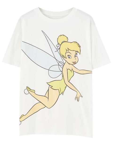 Camiseta Blanca Ilustración Campanilla