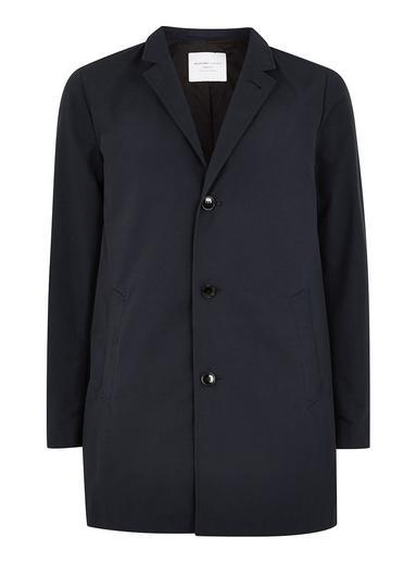 Mens Selected Homme Navy Coat, Navy from Topman on 21 Buttons
