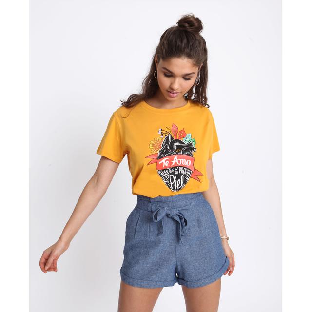 camiseta frida kahlo mango
