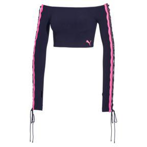 Top Corto Con Spalle Scivolate E Laccetti Sulle Maniche Fenty Donna | Ultima Possibilità Puma | Puma Itala