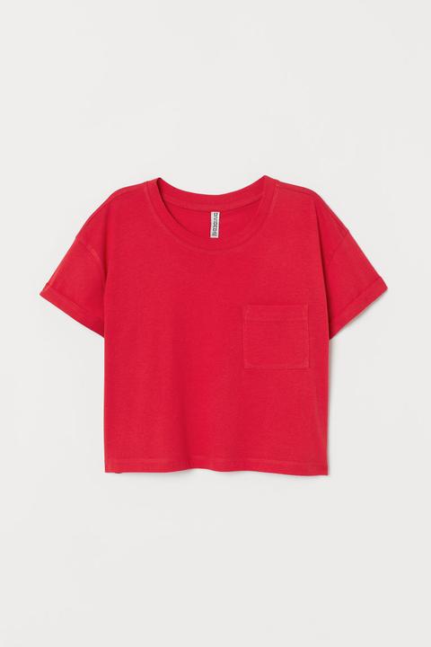 Camiseta Corta - Rojo