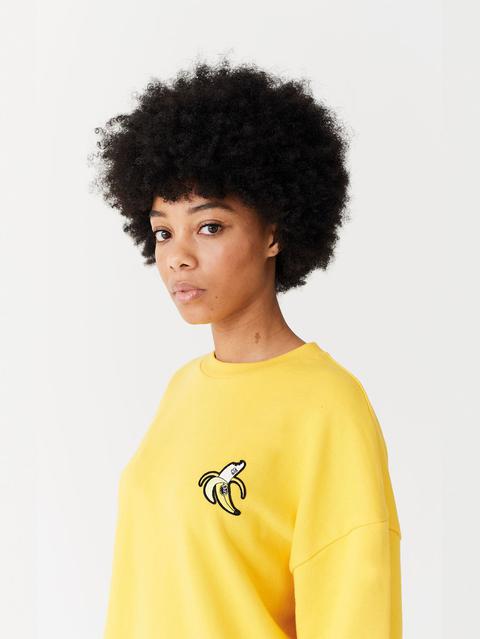 lazy oaf yellow sweatshirt