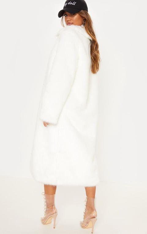 white maxi coat