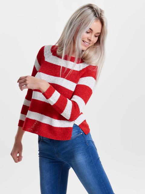 Striped Knitted Pullover