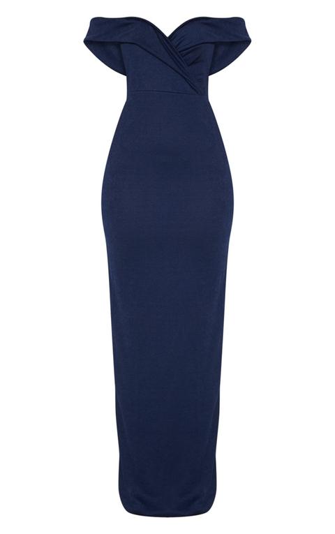 robe bleu marine col bateau