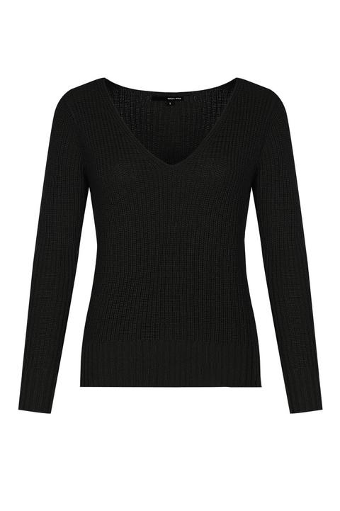 Pullover In Maglia Nero