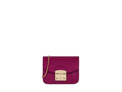 Furla Metropolis Mini Borsa A Bandoliera Amarena B