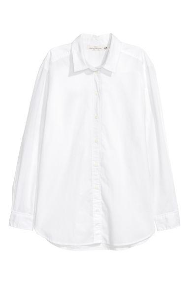 H & M - Camicia In Cotone - Bianco