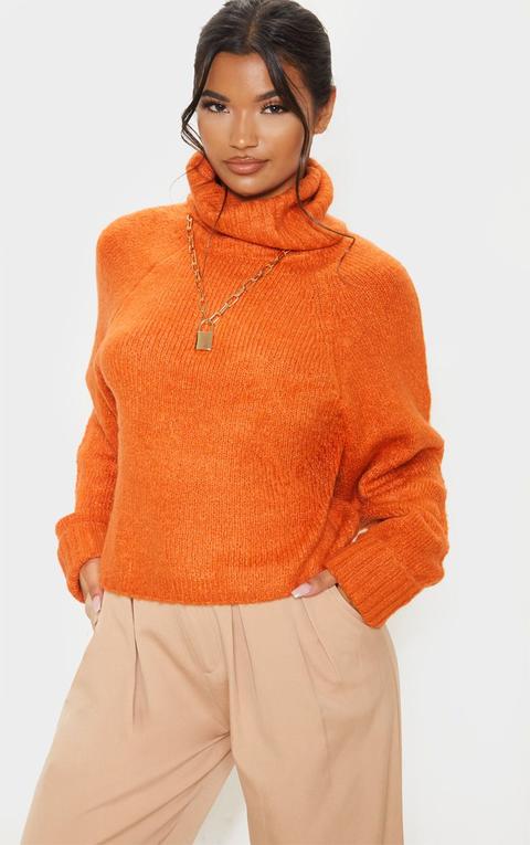 chunky roll neck sweater