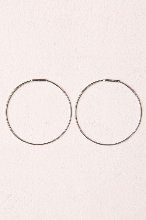 Silver Hoop Earrings