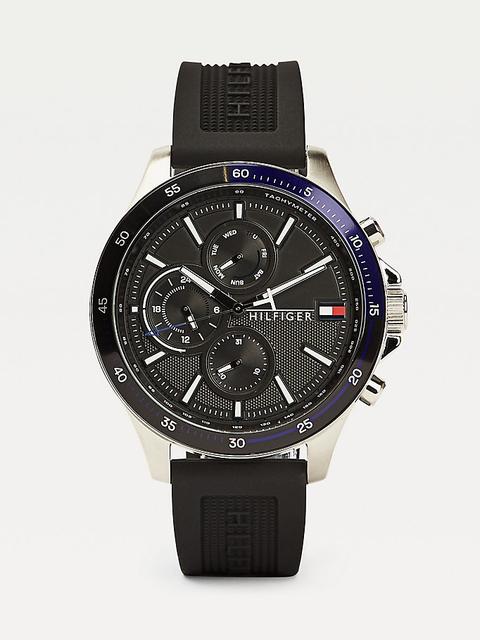Reloj Cronógrafo Con Correa De Silicona