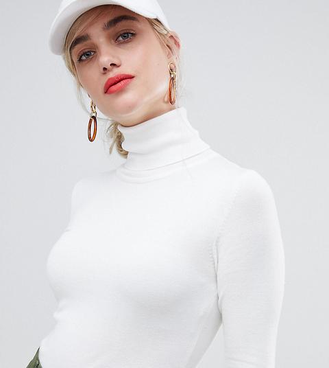 Stradivarius Basic Turtleneck - Beige