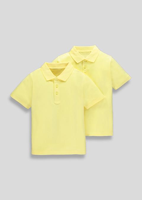 yellow school polo shirts