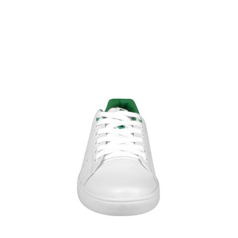 tenis lacoste blanco con verde