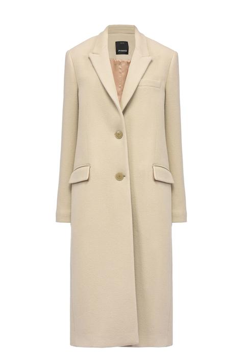 Cashmere And Broadcloth Blend Coat