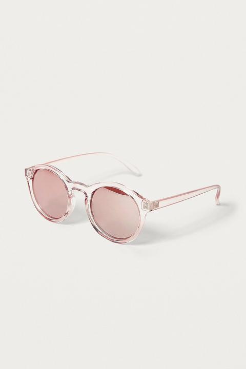 Uo 'swish' Rose Round Sunglasses - Mens All