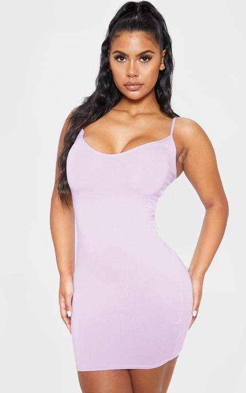 lilac strappy dress