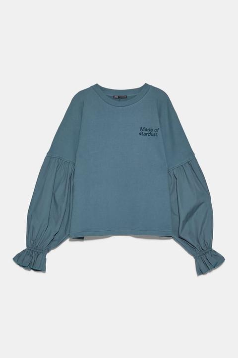 Contrasting Text Sweatshirt