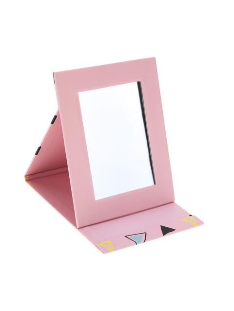 Random Color Triangle Foldover Mirror