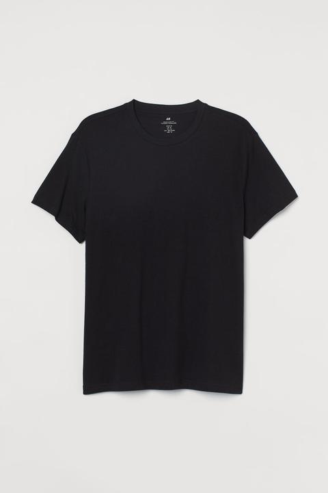 T-shirt Regular Fit - Noir