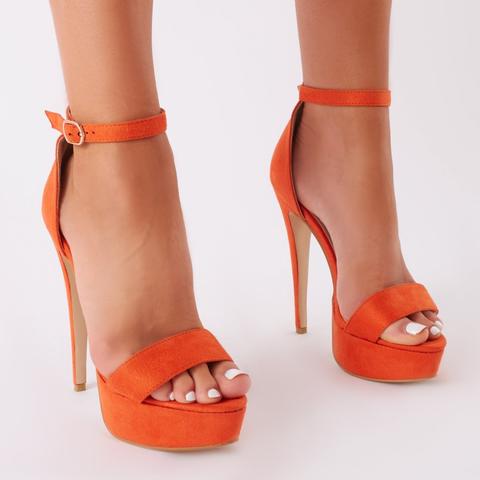 suede platform heels