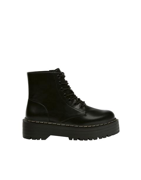 Bottes Semelle Épaisse Noires