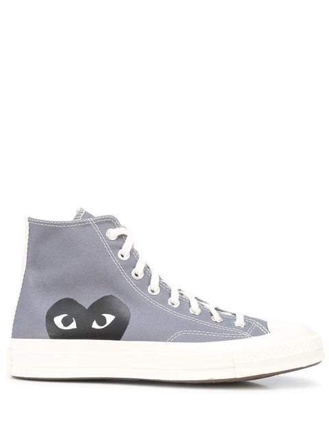 Comme Des Garçons Play X Converse Zapatillas Altas All Star De Comme Des Garçons X Converse - Gris