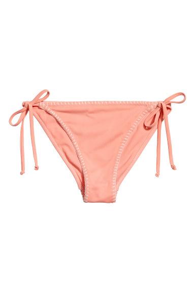 H & M - Braga De Bikini De Anudar - Naranja