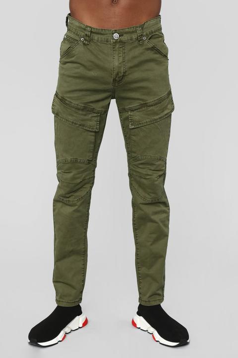 Omar 30" Cargo Pants - Olive