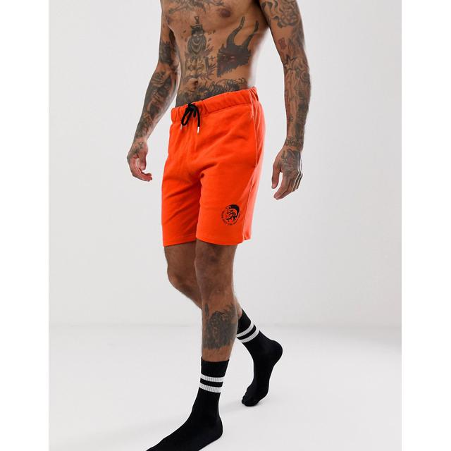 orange sweat shorts