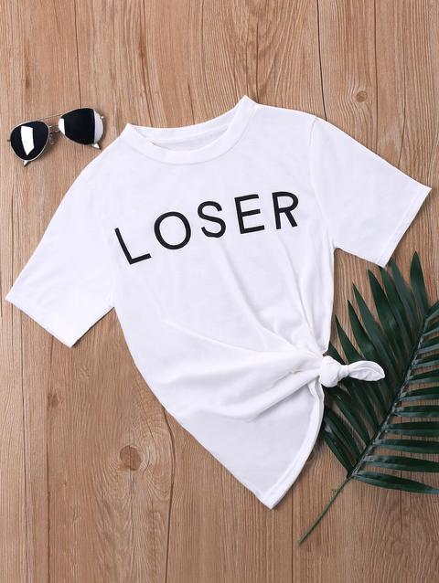 T-shirt Con Stampa Di Loser