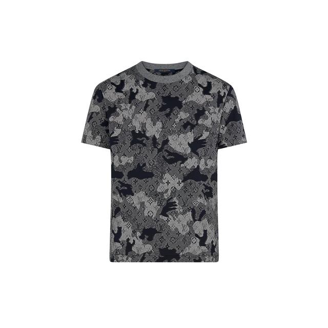 Personalized Louis Vuitton Logo With Camouflage Black Polo Shirt - Tagotee