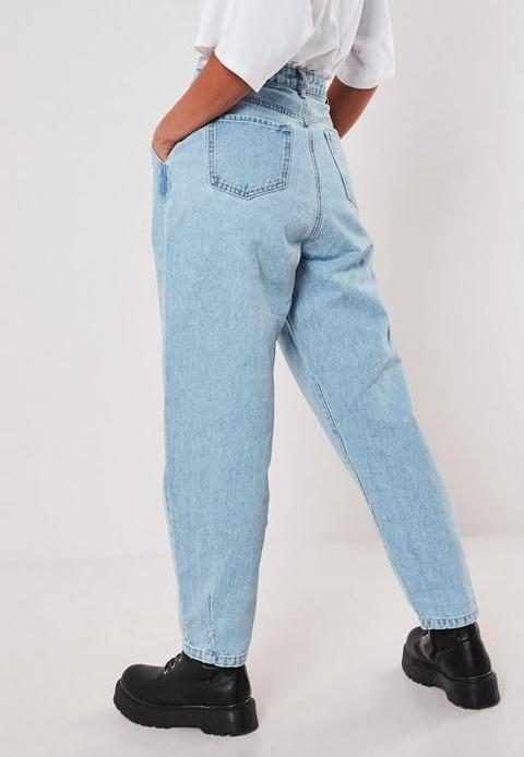 high waisted pleated jeans