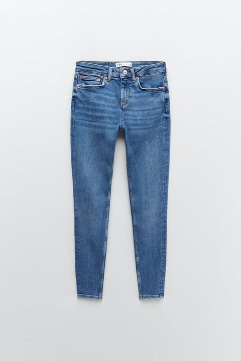 Zw Premium ‘80s Skinny Bering Blue Jeans